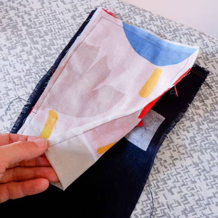 showing both sides of a welt pocket