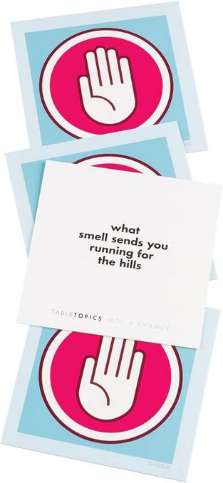 Table Topics Not a Chance cards