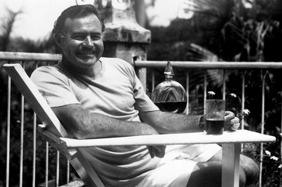 Hemingway drank too much: Our strange, macho romance with Papa's alcoholism  | Salon.com