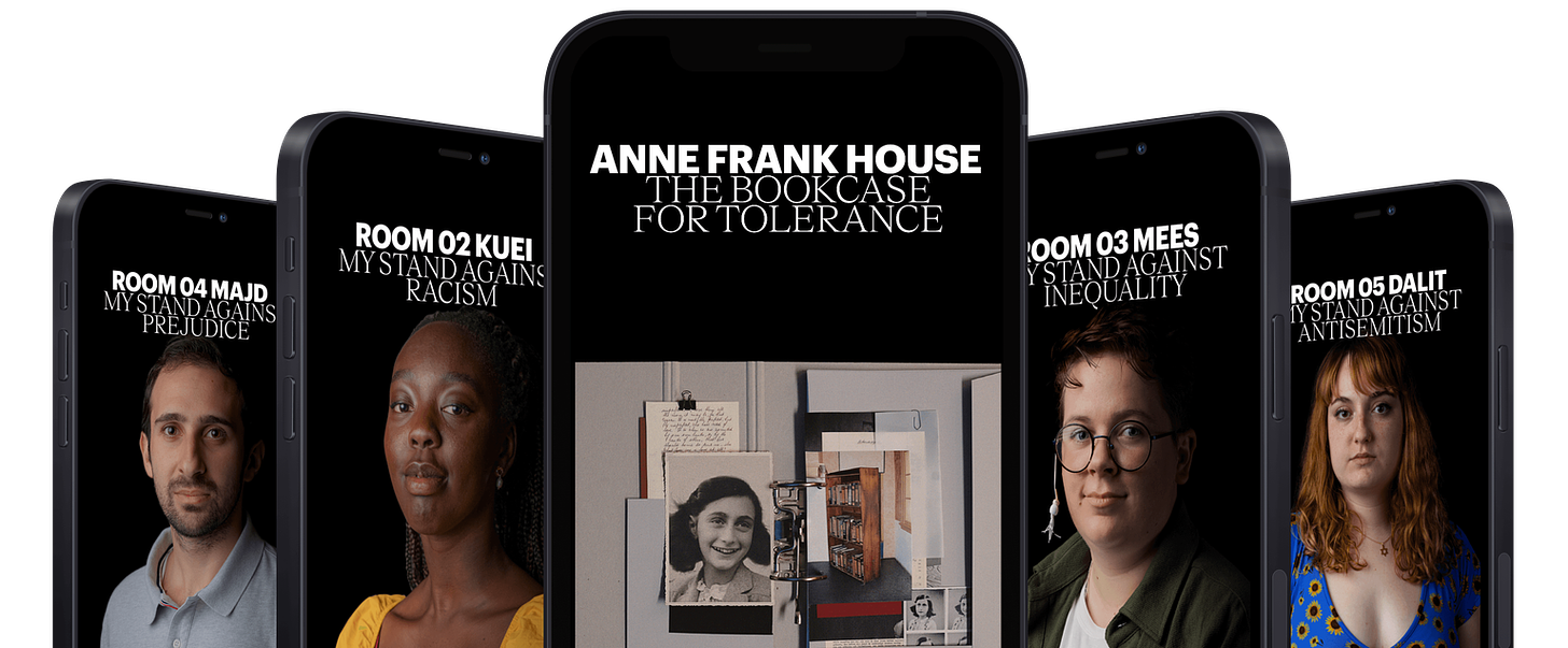 Screenshot of Anne Frank House App