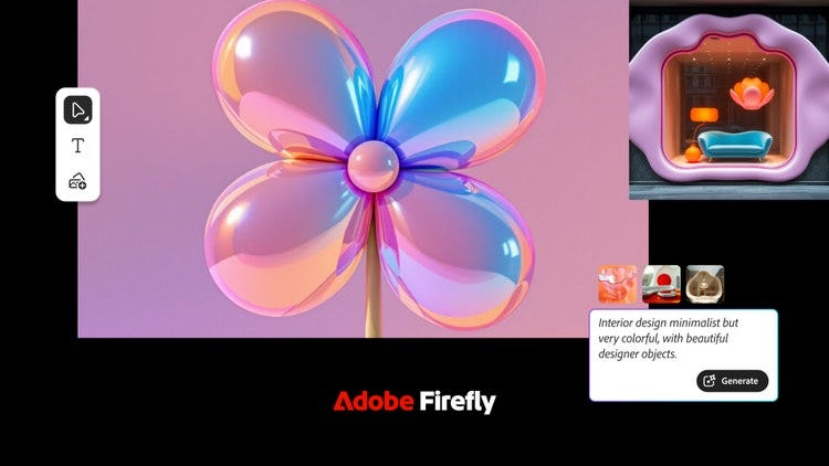 Adobe Firefly AI web redesign