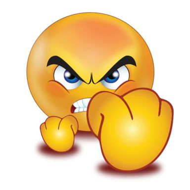 Rage Boxing Emoji | Animated emoticons, Angry emoji, Funny emoticons