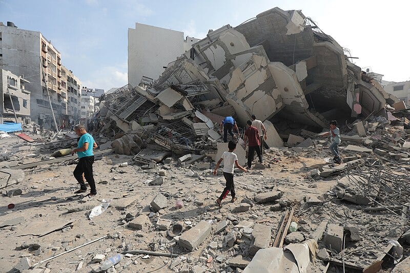 File:Damage in Gaza Strip during the October 2023 - 09.jpg