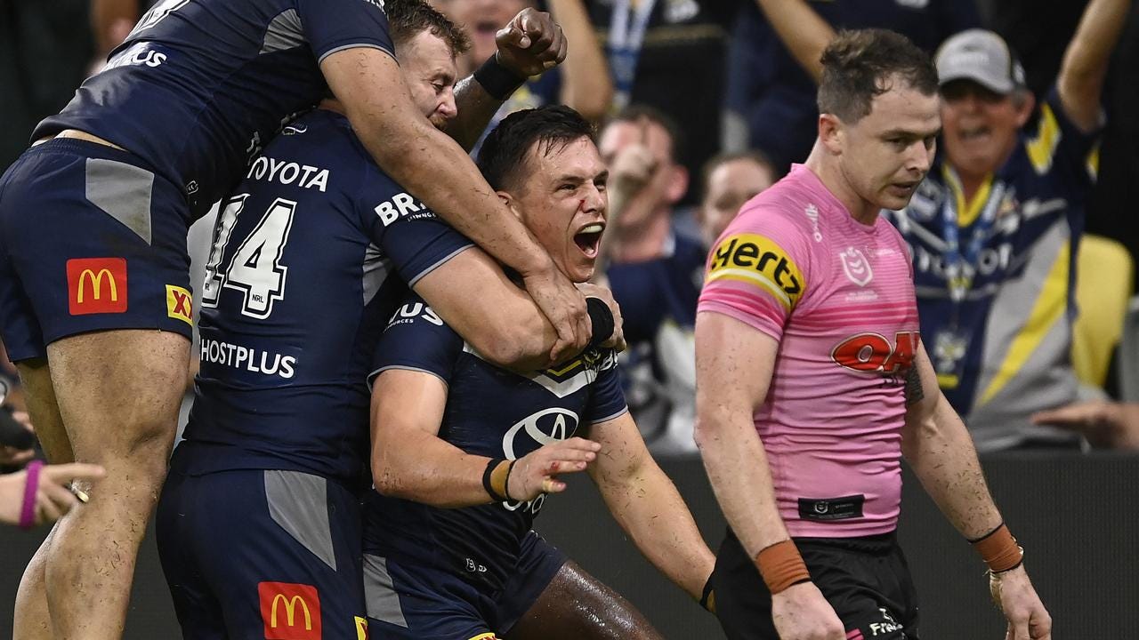 NRL 2023: Scott Drinkwater try seals North Queensland Cowboys golden point  win vs Penrith Panthers, score | news.com.au — Australia's leading news site