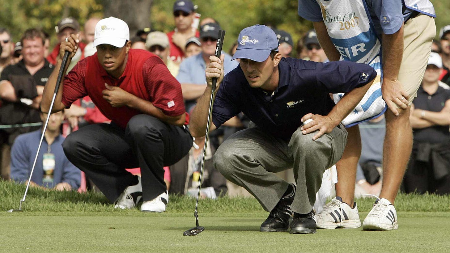 Clubs Mike Weir used to beat Tiger Woods at 2007 Presidents Cup