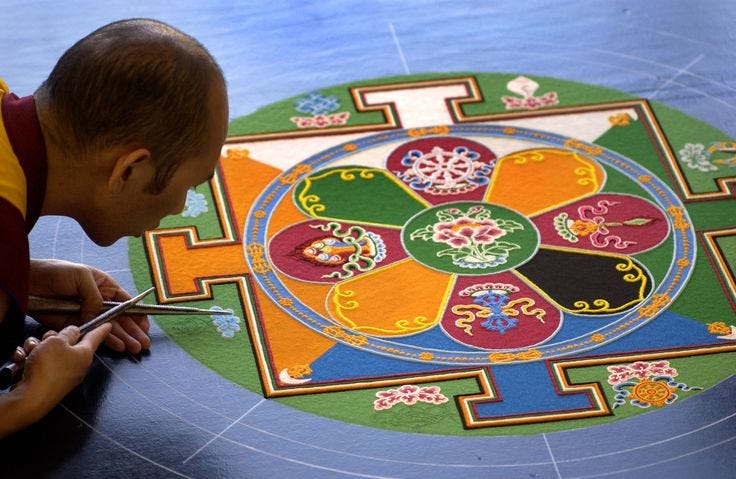 10 best images about Tibetan Sand Painting on Pinterest | Buddhists ...