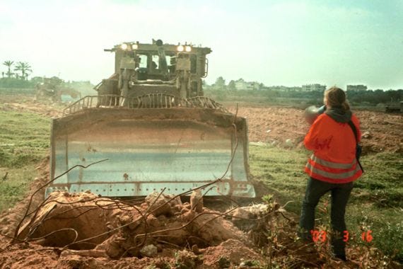 Remembering Rachel Corrie and Aaron Bushnell