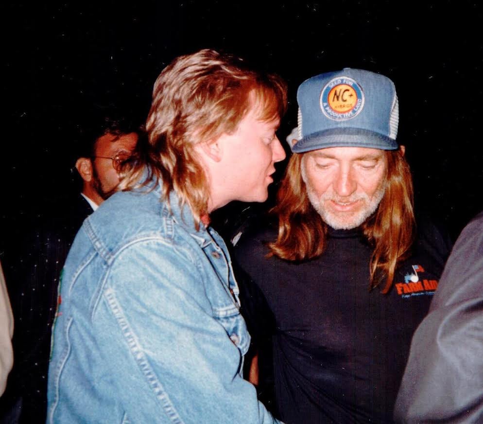 Terry with Willie Nelson