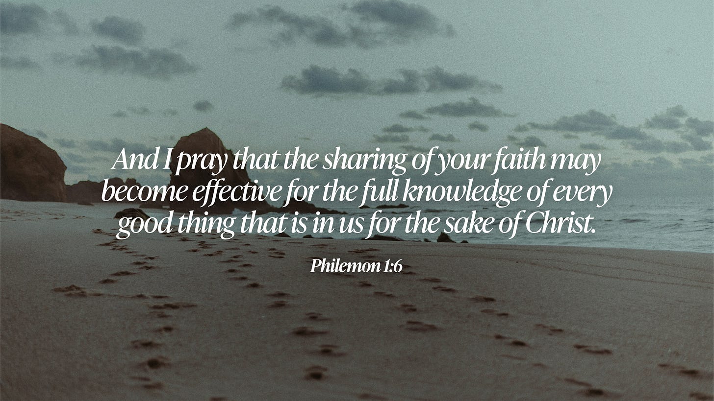 Philemon 1:6 | worldchallenge.org