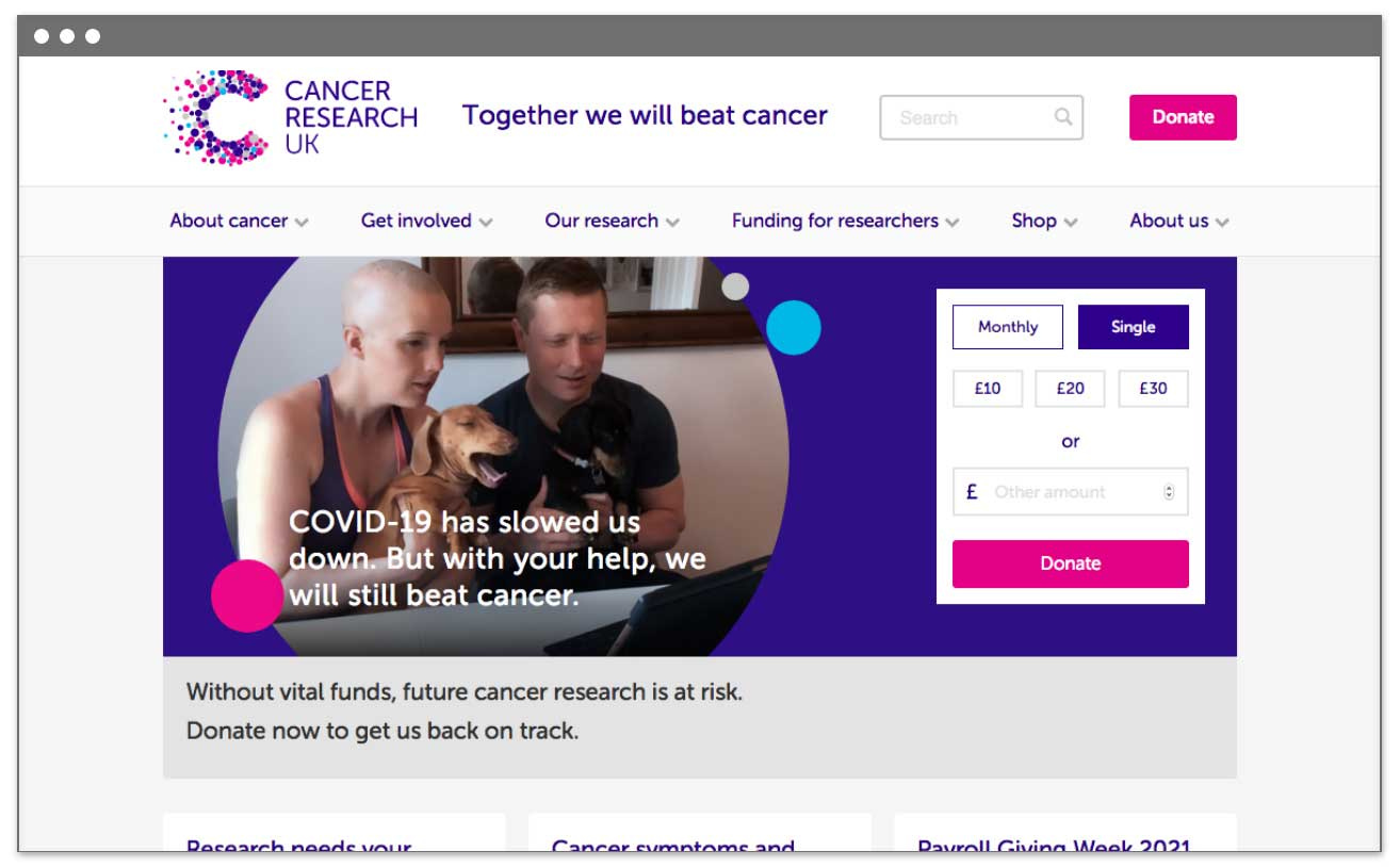 Cancer Research website Cancer Research website