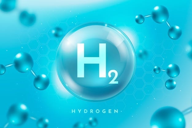 Free vector gradient hydrogen background