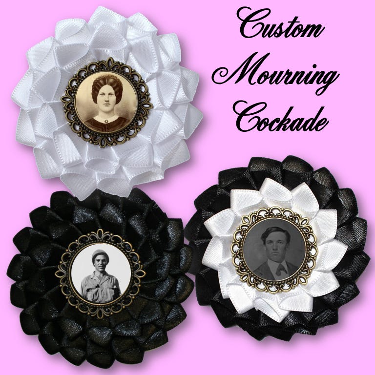 Custom Mourning Cockade