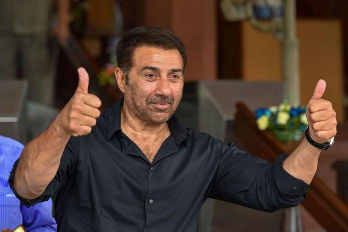 Sunny Deol saves a woman from slavery as she was sold to a Pakistani man