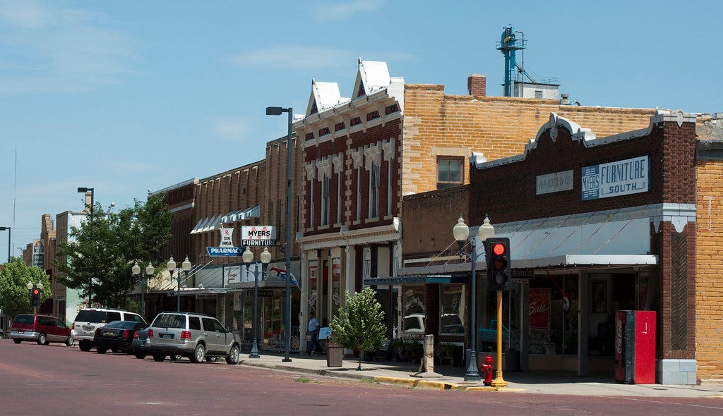 Main Street America: Russell, Kansas | If you use this photo… | Flickr