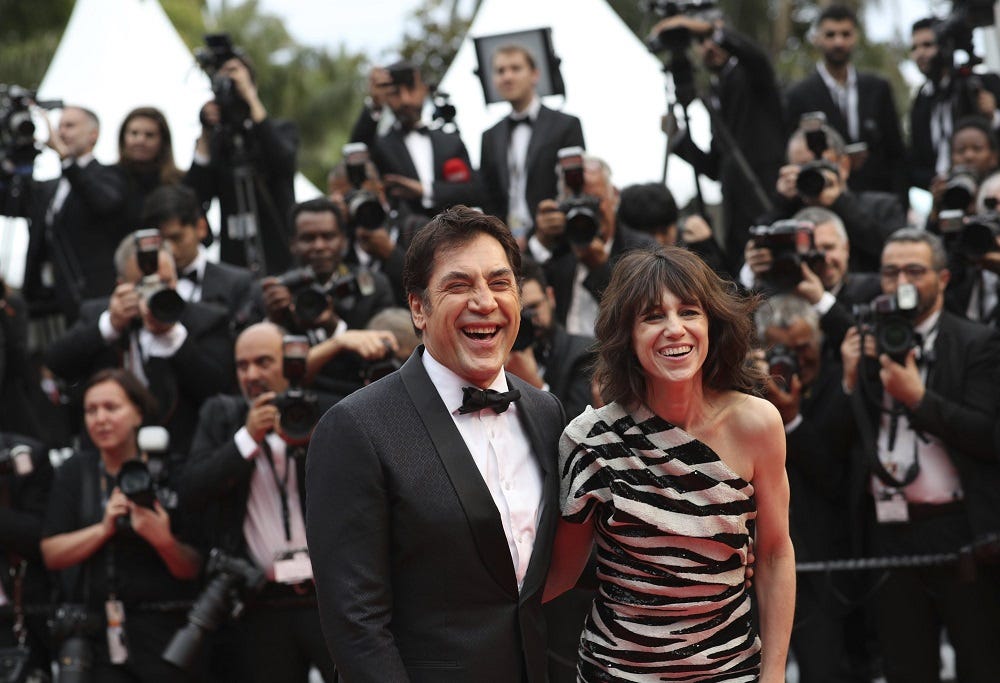 javier bardem with charlotte gainsbourg dead dont die at cannes film festival