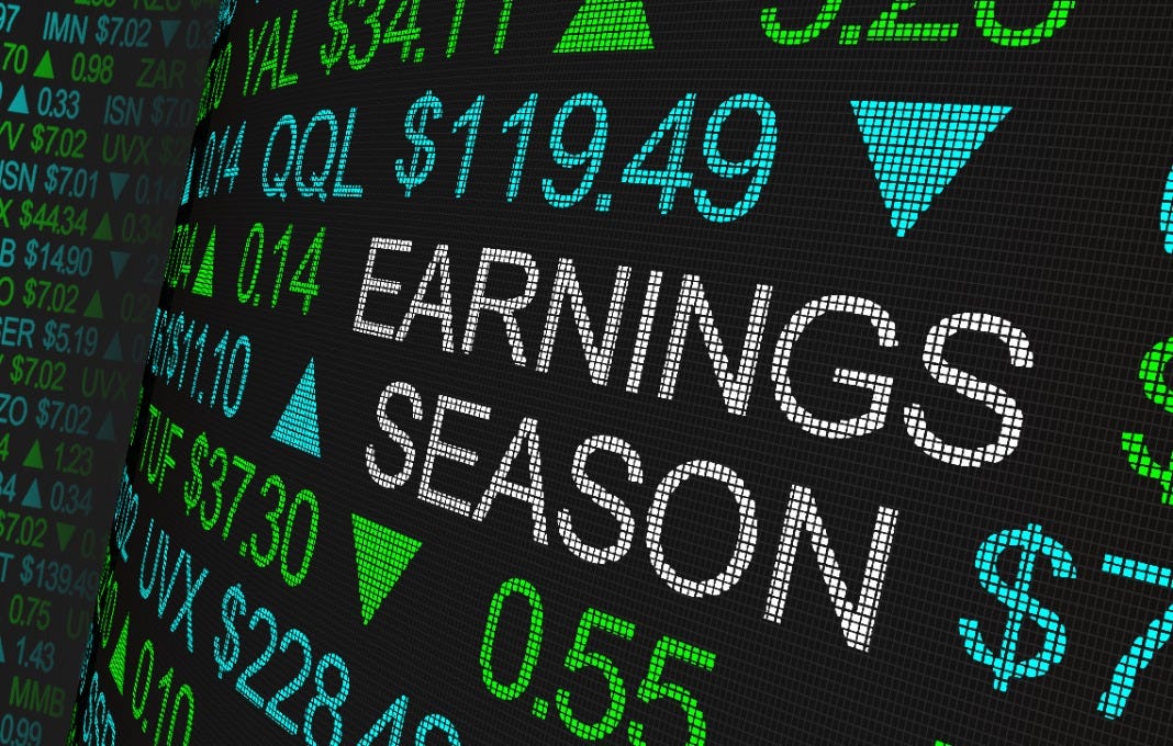 Earnings Seasons Gets Underway - What does that mean?