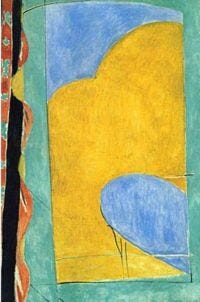 "The Yellow Curtain" painting by Henri Matisse