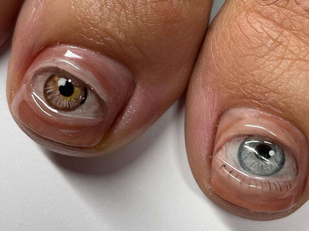 When You Gaze Into the Eyeball Pedicure, the Eyeball Pedicure Gazes Back —  See Photos | Allure