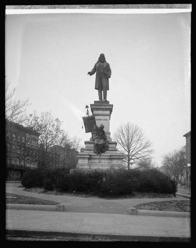 Statue of Brother Albert Pike, Washington D.C. Public Domain