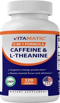 caffeine and l-theanine 