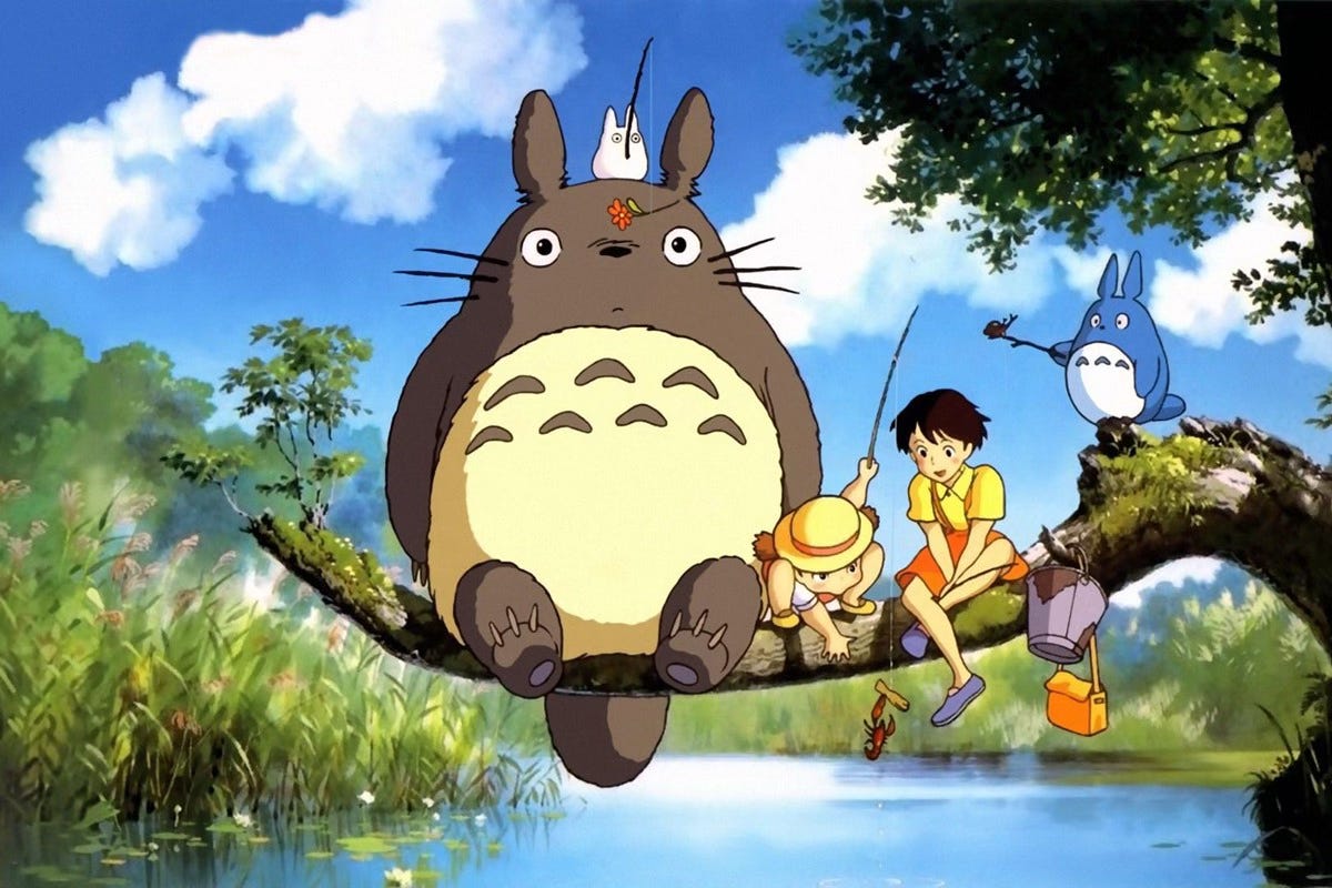 Still from Hayao Miyazaki's 1988 animated classic My Neighbor Totoro