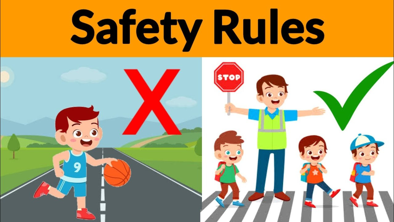 Safety rules | Safety rules for kids | Safety on road | Safety at home|  #safetyrulesforkids #safety - YouTube