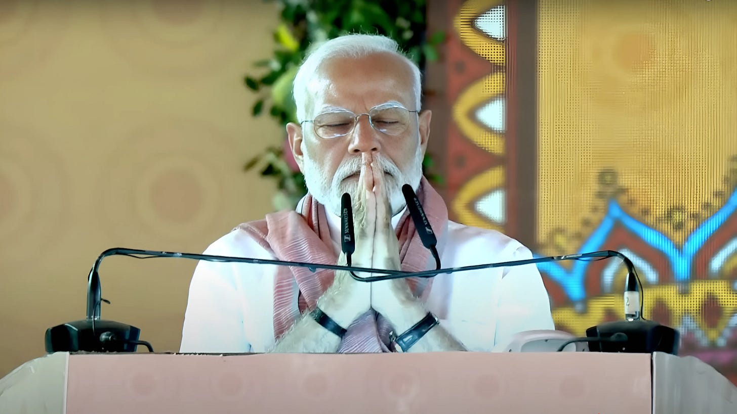 Prime Minister Narendra Modi after Pahalgam attack