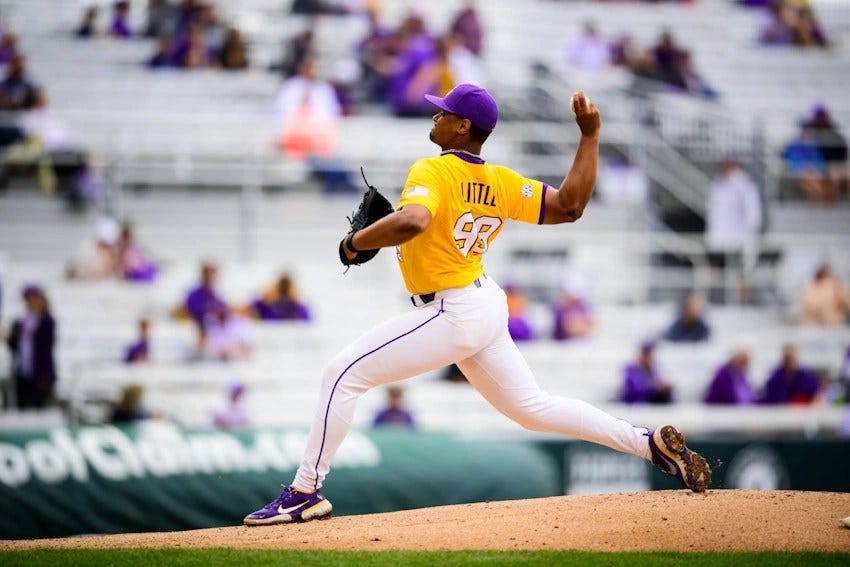 LSU pitcher Christian Little taken in 19th round of MLB Draft by Mets –  Crescent City Sports