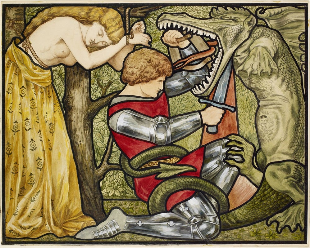 Rosa Corder - The Story of St George – St George Slaying the Dragon