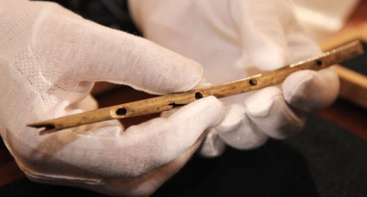 Bone Flutes Are the Earliest Surviving Musical Instruments : History of  Information