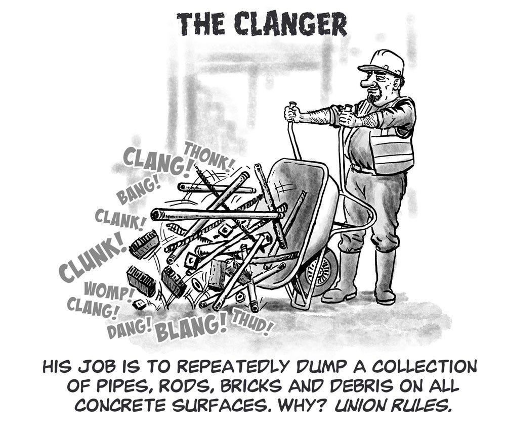 The Clanger Cartoon by ER Flynn