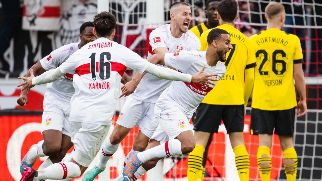 Dezimierter VfB holt Remis gegen BVB | Bundesliga - Highlights -  ZDFmediathek
