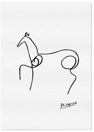 Animal Line Drawings by Pablo Picasso | Modern Minimalist Wall Art –  Posterist