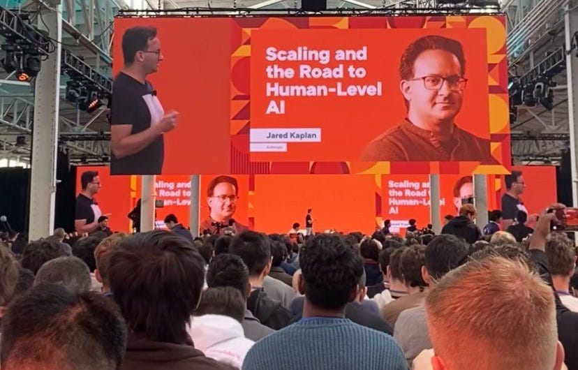 Jared Kaplan (Co-Founder, Anthropic) at YC AI Startup School