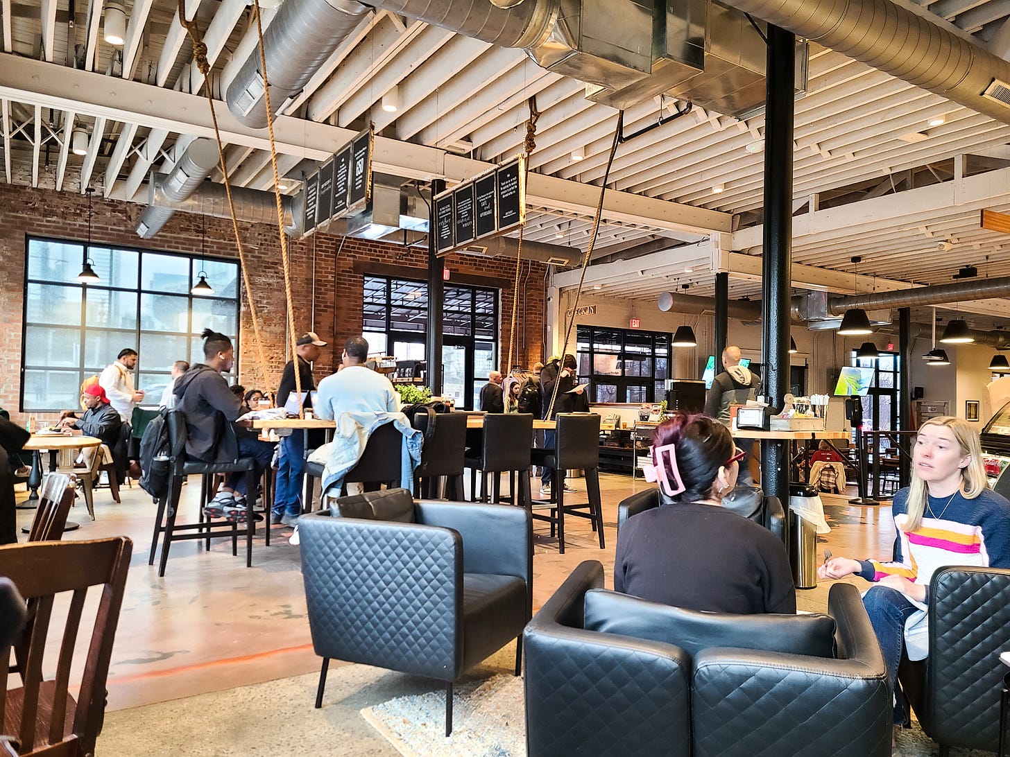 Community Matters Cafe coffee shop interior space