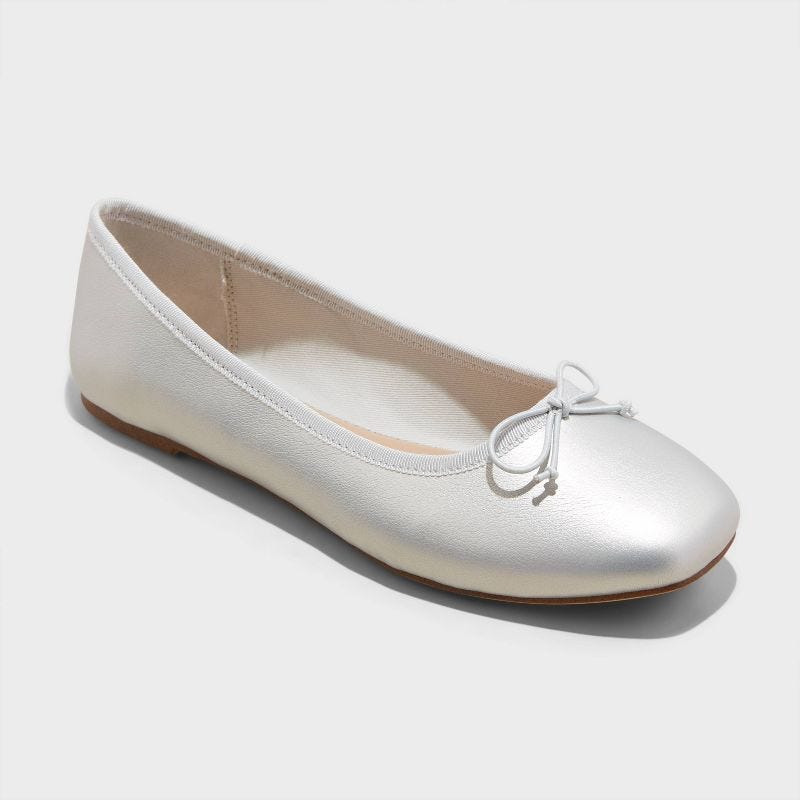 Women's Jackie Ballet Flats with Memory Foam Insole - A New Day™, 1 of 11