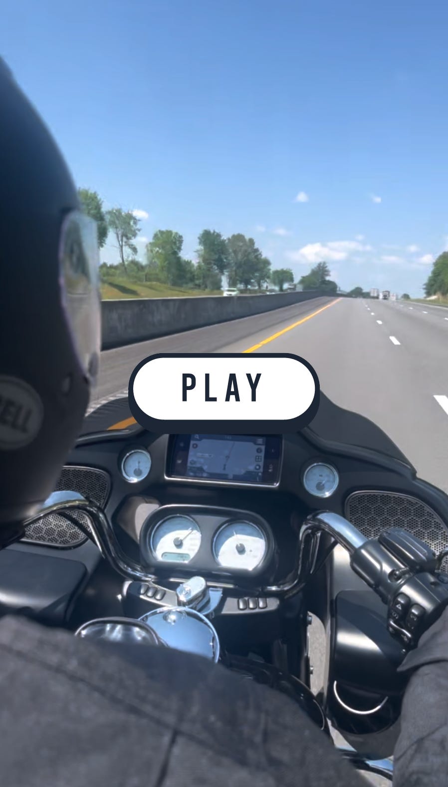 A screenshot of a video with a "Play" button over it.