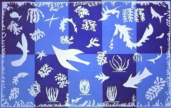 Henri Matisse | Polynesia, The Sea (1946) | MutualArt