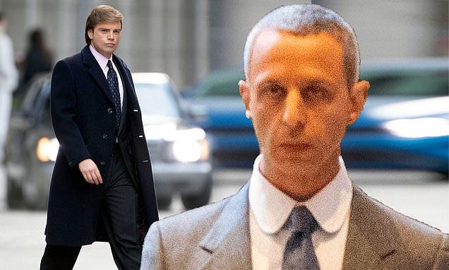 Jeremy Strong pictured as Donald Trump's notorious mentor and attorney Roy  Cohn as he films The Apprentice with Sebastian Stan | Daily Mail Online