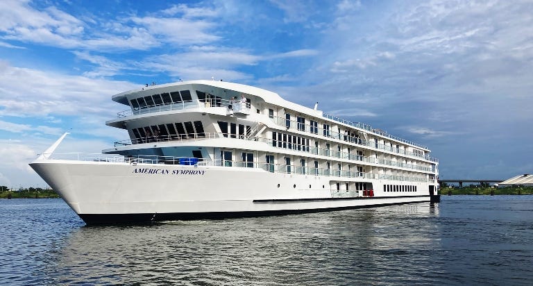 The American Symphony is one of American Cruise Lines’ Newest Riverboats. Photo courtesy of ACL