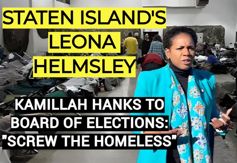 Staten Island Election Disgrace: Kamillah Hanks and DA McMahon under fire for trying to kick a murdered cop’s widow off the ballot. Staten Island Election Disgrace: Kamillah Hanks and DA McMahon under fire for trying to kick a murdered cop’s widow off the ballot.