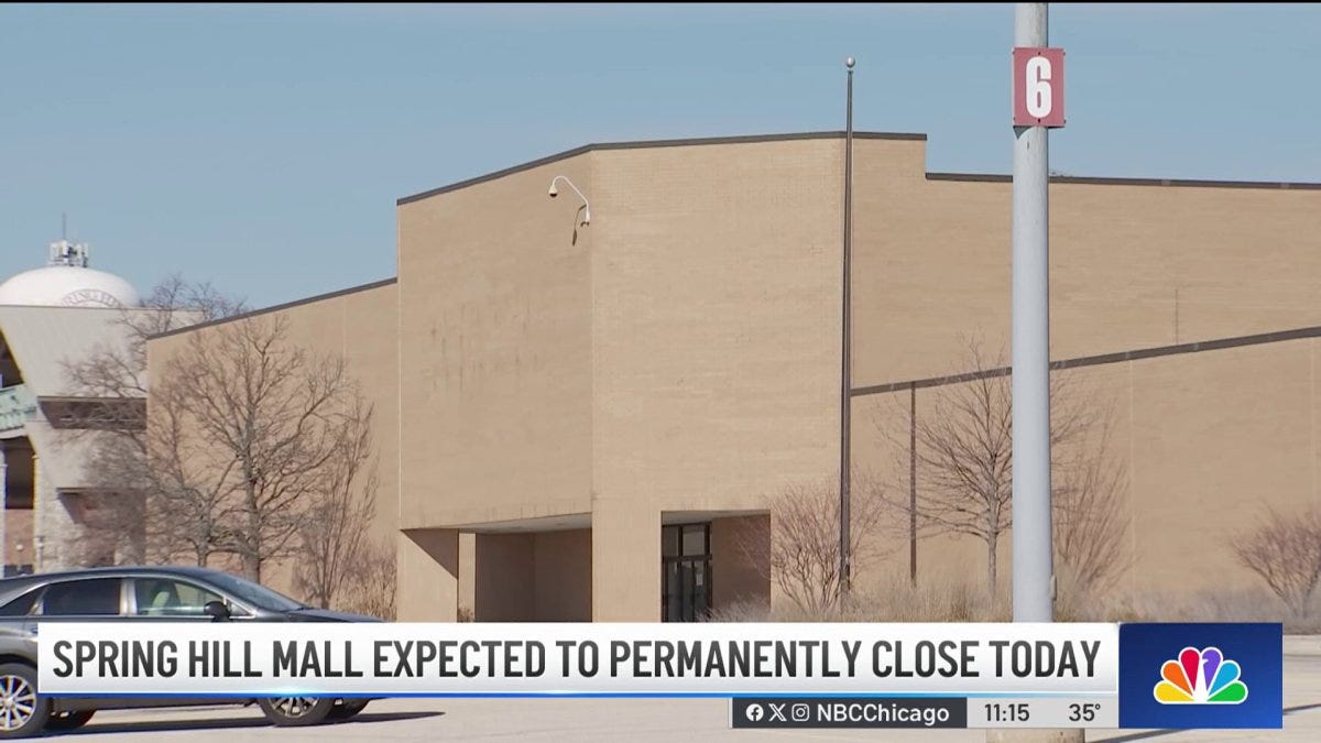 What's next for Spring Hill Mall? What to know after mall's permanent  closure – NBC Chicago
