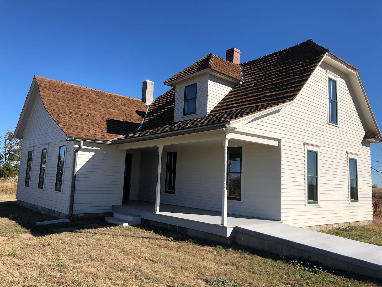 The Pavelka Farmhouse in Red Cloud, Nebraska