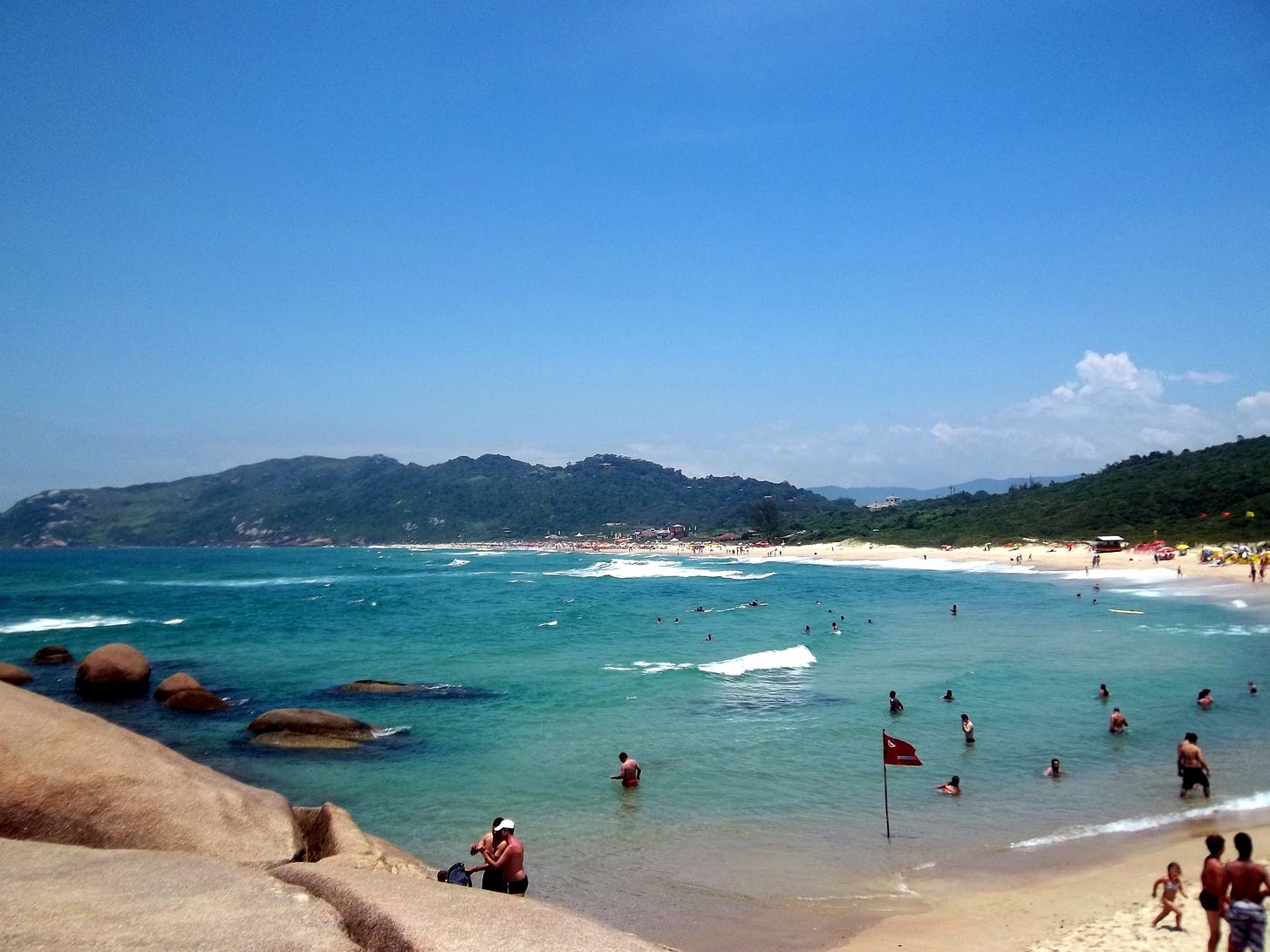 Praia Mole, sur de Brasil