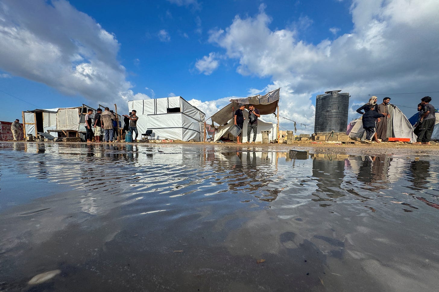 Rain in Gaza