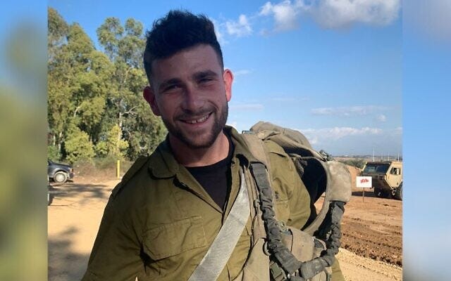 Sgt. First Class Ben Zussman who was killed in Gaza on December 3, 2023. (IDF)