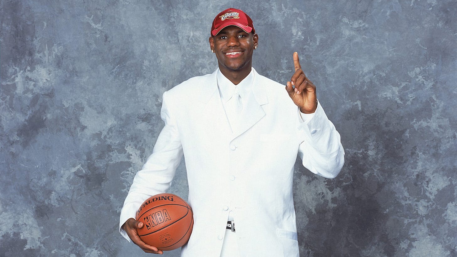 The Most Memorable NBA Draft Day Fits