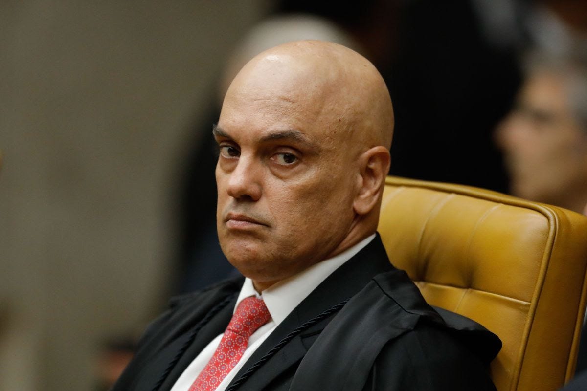 Musk’s X is defying orders from Brazilian Supreme Court judge Alexandre de Moraes, shown here, who has accused him of the "criminal instrumentalization of X." (Sergio Lima/AFP/Getty Images)
