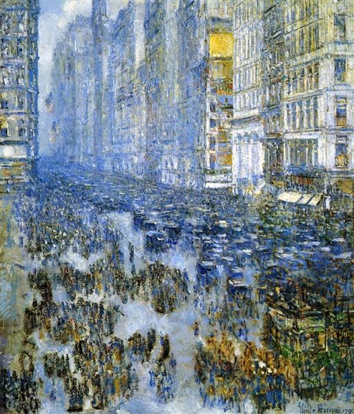 Fifth Avenue in Winter, 1919 - Childe Hassam