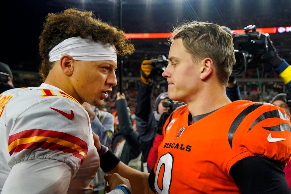 Patrick Mahomes vs Joe Burrow All-Time Head-to-Head Record, Results and  Stats | FanDuel Research